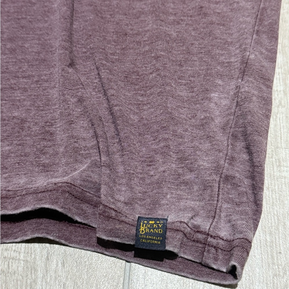 Lucky Brand Purple Short Sleeve Tee - Picture 5 of 9